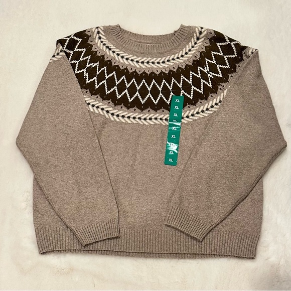 Weatherproof Vintage Ladies' Fairisle Sweater - Picture 5 of 6